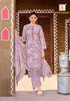 Copper Diamond By Alok Suit Cotton Foil Printed Dress Material